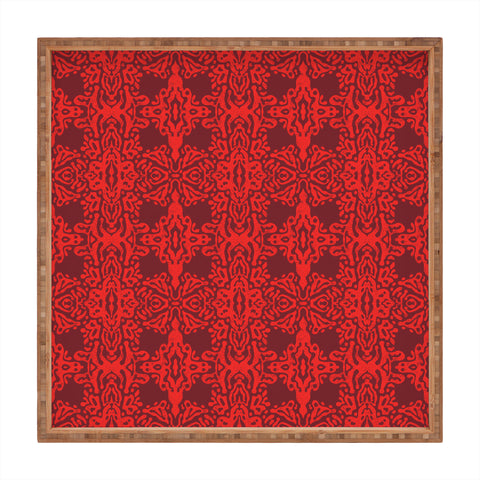 Schatzi Brown Marlene Global Cranberry Square Tray