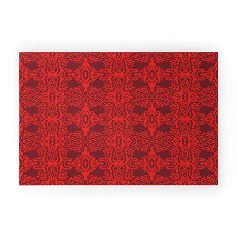 Schatzi Brown Marlene Global Cranberry Welcome Mat