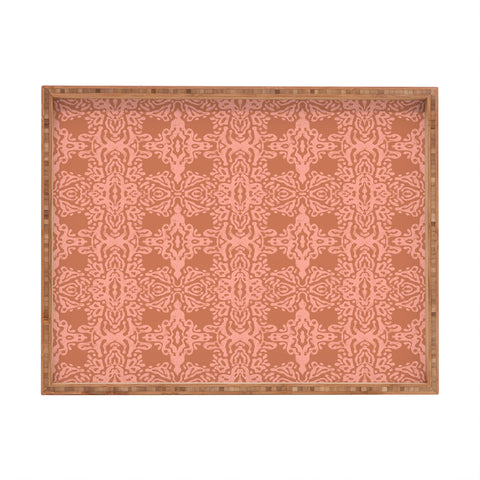 Schatzi Brown Marlene Global Warm Boho Rectangular Tray