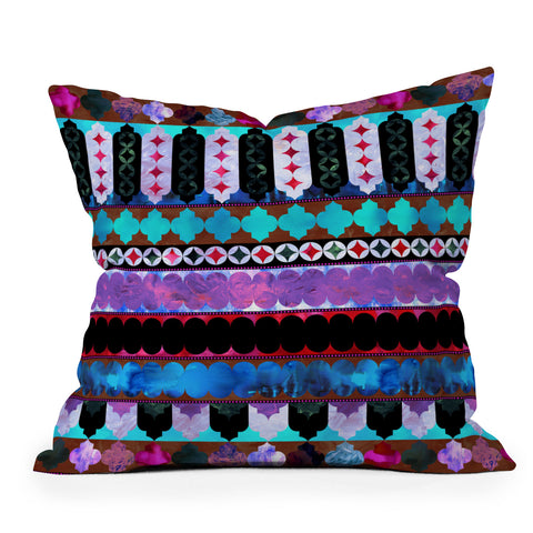 Schatzi Brown Marrakech Market Bohomix Outdoor Throw Pillow