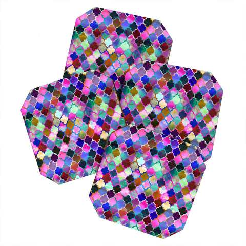 Schatzi Brown Marrakech Market Tilemix Coaster Set