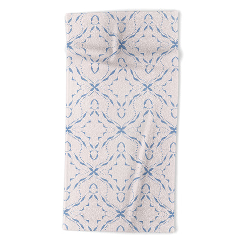 Schatzi Brown McKenzie Global Powder Blue Beach Towel