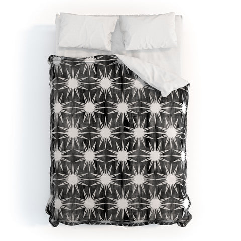 Schatzi Brown Mila Sun Black Duvet Cover
