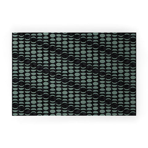 Schatzi Brown Moon Sky Phases Night Welcome Mat