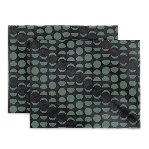 Schatzi Brown Moon Sky Phases Night Placemat