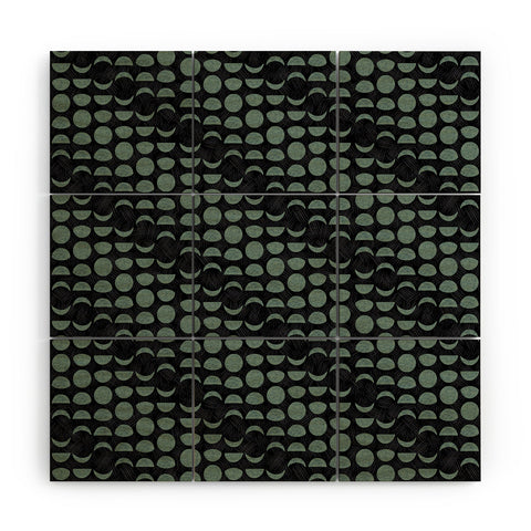 Schatzi Brown Moon Sky Phases Night Wood Wall Mural