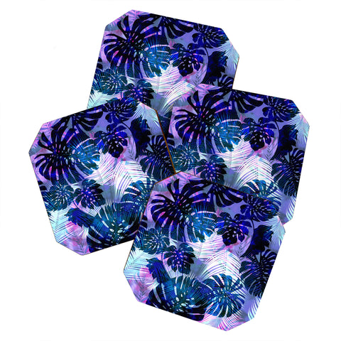 Schatzi Brown Motuu Tropical Blue Coaster Set