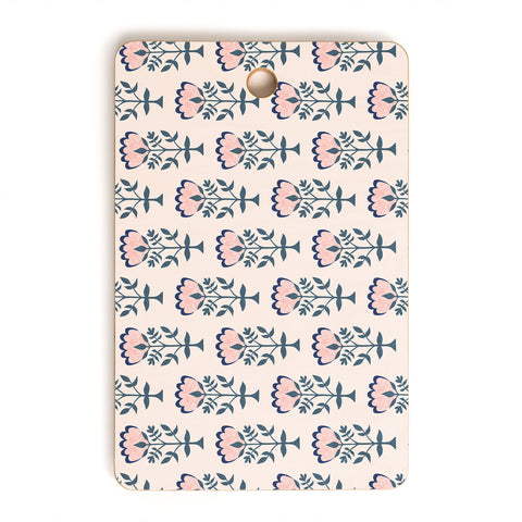 Schatzi Brown Norr Flower Ivory Cutting Board Rectangle