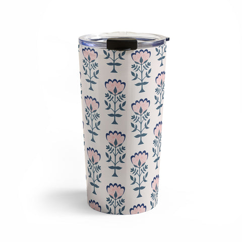 Schatzi Brown Norr Flower Ivory Travel Mug