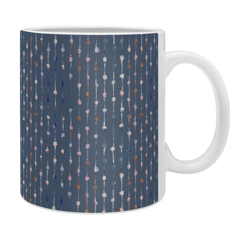 Schatzi Brown Norr Lines Dots Blue Coffee Mug