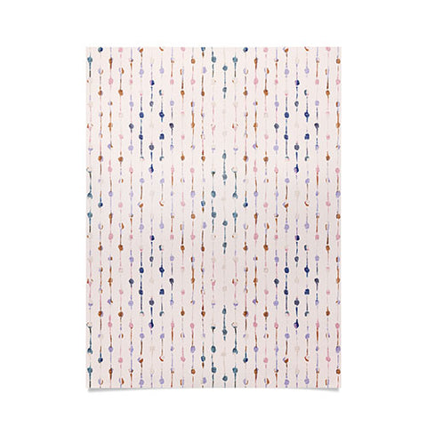 Schatzi Brown Norr Lines Dots Ivory Poster