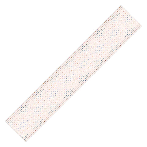 Schatzi Brown Norr Lines Dots Ivory Table Runner