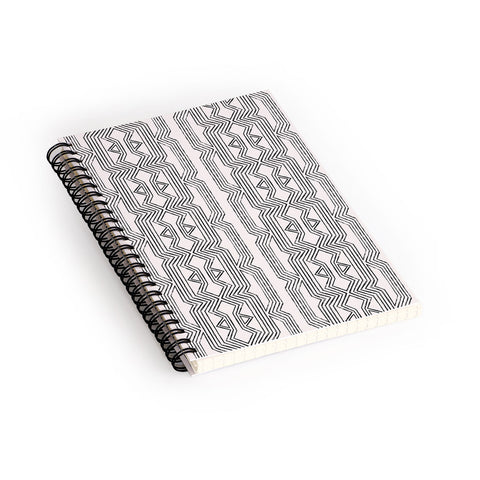 Schatzi Brown Norr Lines Lighting Spiral Notebook
