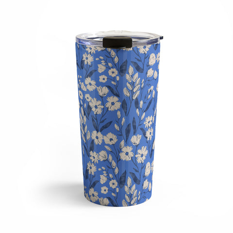 Schatzi Brown Penelope Floral Bluebell Travel Mug