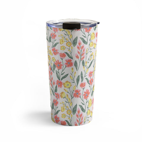 Schatzi Brown Penelope Floral Summer Travel Mug