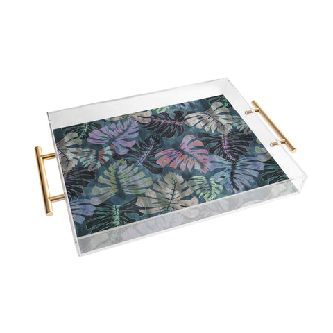Schatzi Brown Phoenix Tropical Juniper Acrylic Tray