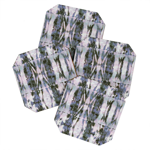 Schatzi Brown Quinn Tie Dye Gray Coaster Set