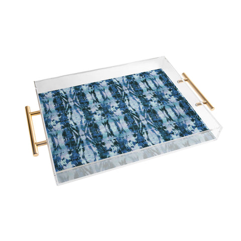Schatzi Brown Quinn Tie Dye Marine Acrylic Tray
