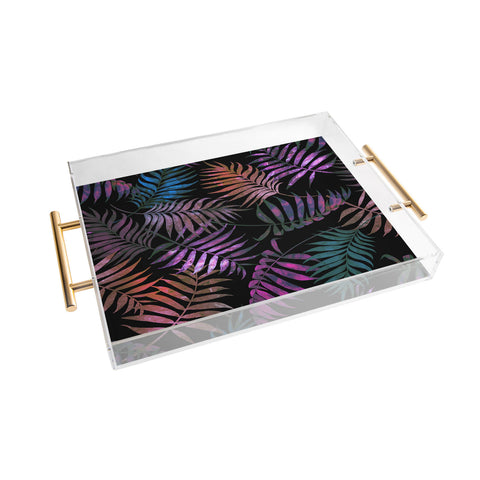 Schatzi Brown Reeya Tropical Night Acrylic Tray