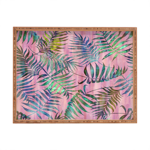 Schatzi Brown Reeya Tropical Pinky Rectangular Tray