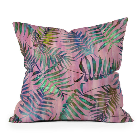 Schatzi Brown Reeya Tropical Pinky Throw Pillow