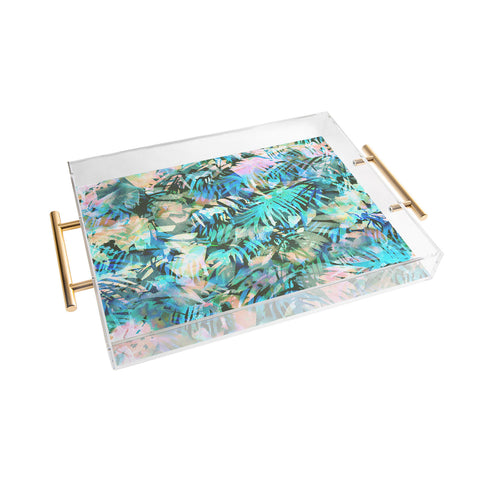 Schatzi Brown San Juan Aqua Acrylic Tray