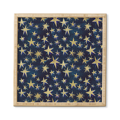 Schatzi Brown Starry Galaxy Framed Wall Art
