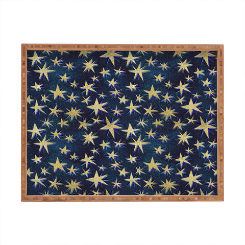 Schatzi Brown Starry Galaxy Rectangular Tray