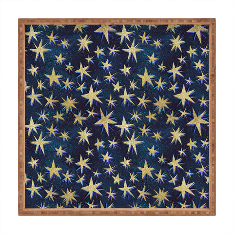 Schatzi Brown Starry Galaxy Square Tray