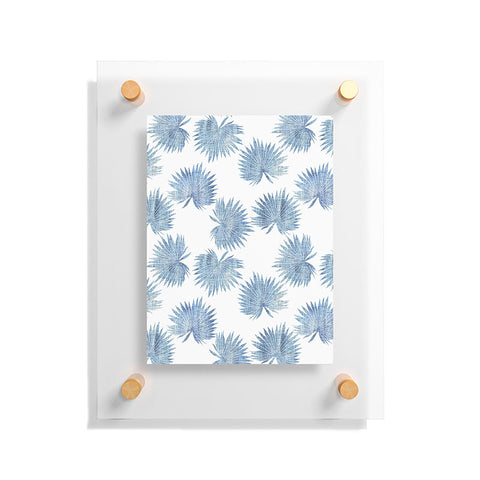 Schatzi Brown Sun Palm Chambray Floating Acrylic Print