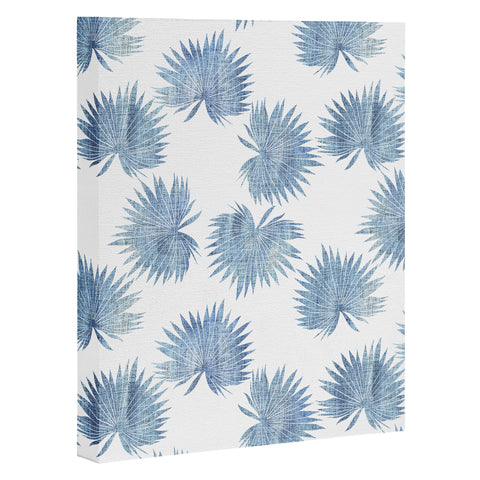 Schatzi Brown Sun Palm Chambray Art Canvas