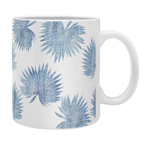 Schatzi Brown Sun Palm Chambray Coffee Mug
