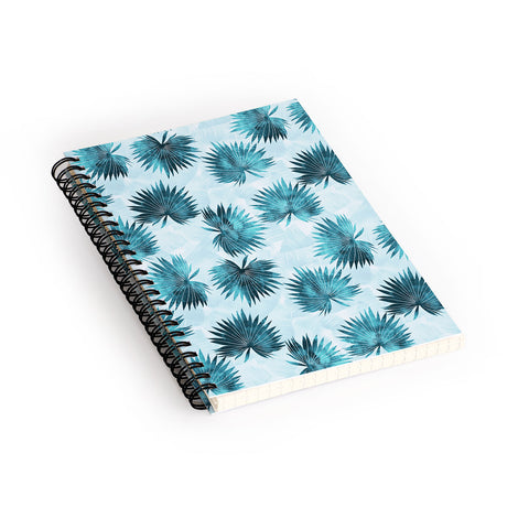 Schatzi Brown Sun Palm Mint Spiral Notebook