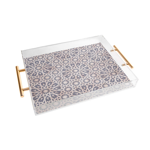 Schatzi Brown Taniger Stone Acrylic Tray