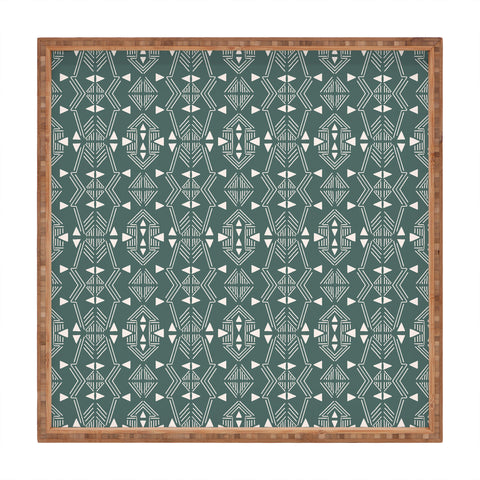 Schatzi Brown Teriana Tribal Geo Ssge Square Tray