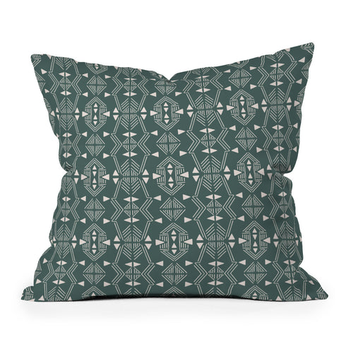 Schatzi Brown Teriana Tribal Geo Ssge Throw Pillow