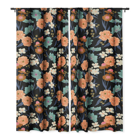 Schatzi Brown Whitney Floral Black Blackout Non Repeat