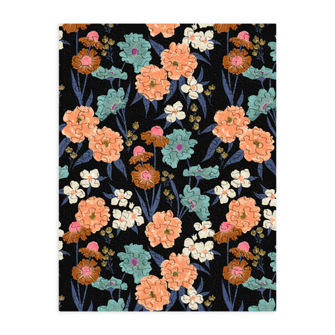Schatzi Brown Whitney Floral Black Puzzle