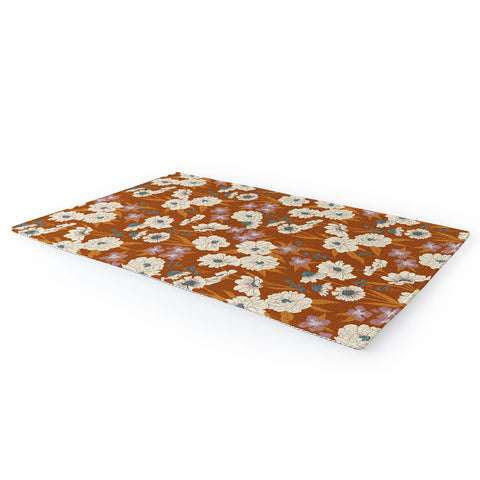 Schatzi Brown Whitney Floral Sienna Area Rug