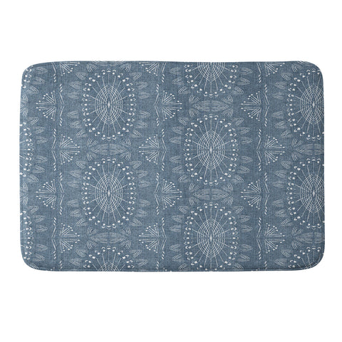 Schatzi Brown Willa Boho Denim Memory Foam Bath Mat