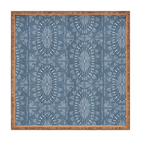 Schatzi Brown Willa Boho Denim Square Tray
