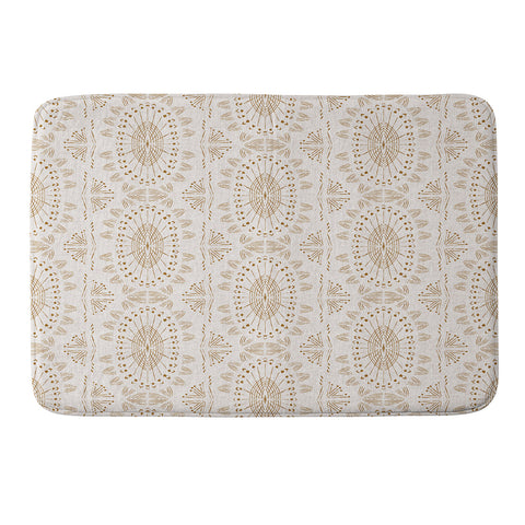 Schatzi Brown Willa Boho Ivory Memory Foam Bath Mat