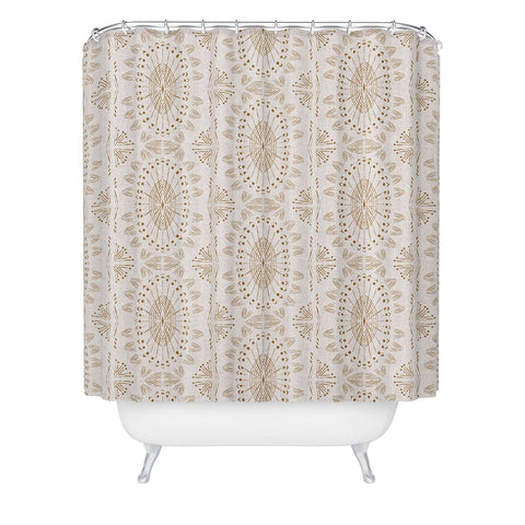 Schatzi Brown Willa Boho Ivory Shower Curtain