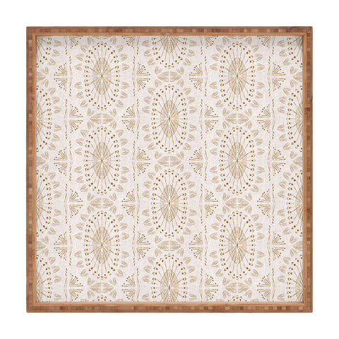 Schatzi Brown Willa Boho Ivory Square Tray