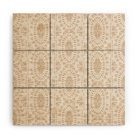 Schatzi Brown Willa Boho Ivory Wood Wall Mural