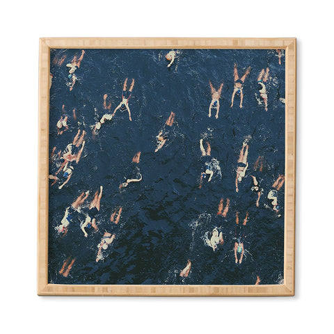 Sebastian Hilgetag Swim swim Framed Wall Art