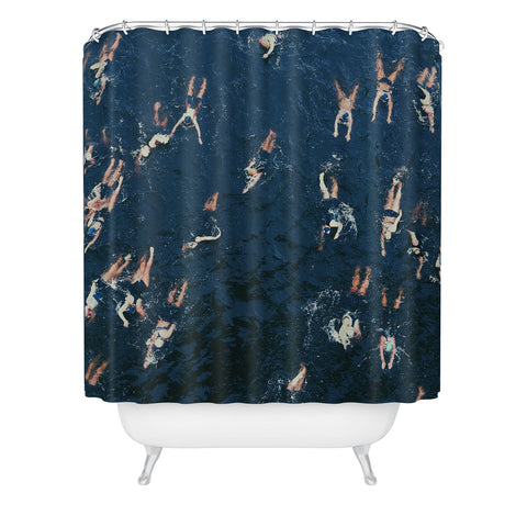 Sebastian Hilgetag Swim swim Shower Curtain