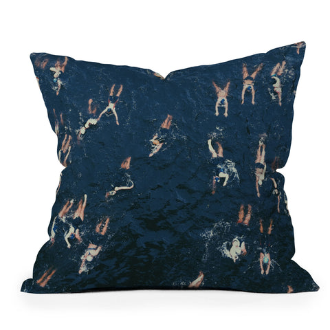 Sebastian Hilgetag Swim swim Throw Pillow