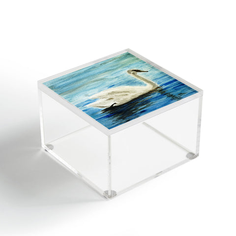 Seleneli_art swan I Acrylic Box