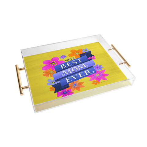 Seta Zakian Best Mom Ever Acrylic Tray